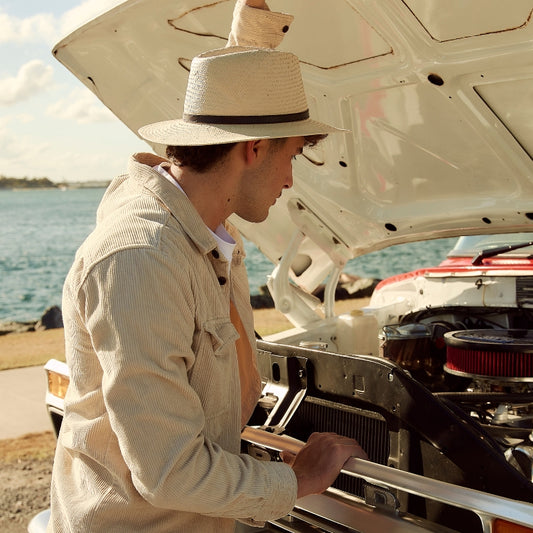 28 Eastern Zephyr Straw Hat - Natural