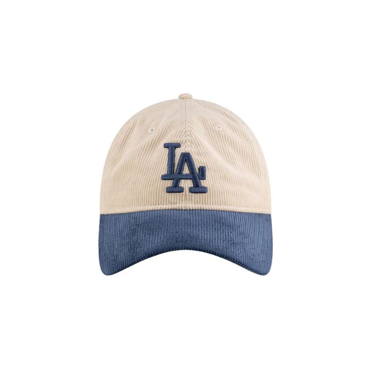 New Era Los Angeles Dodgers 9TWENTY Cord Cap Ivory/Dark Royal