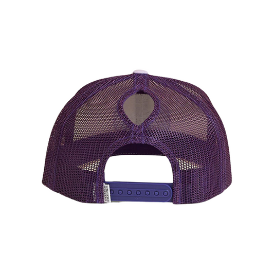 Ringers Western Tara Ponytail Trucker Cap - Off White/Lavender
