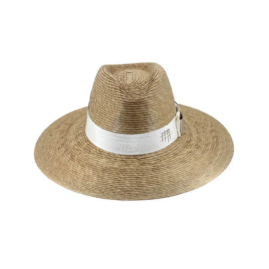 Tina M Copenhagen Santiago Straw Fedora - Natural
