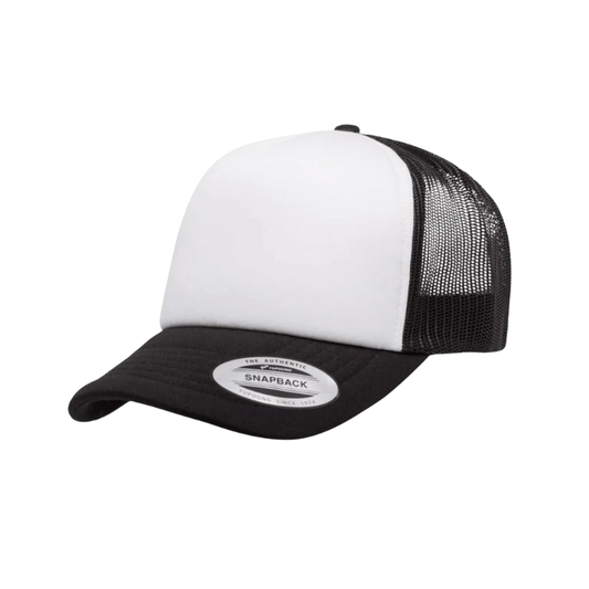 Flexfit Hi Crown Trucker - Black/White