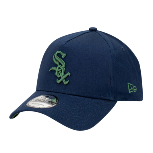 New Era Chicago White Sox 9FORTY A Frame Cap - Oceanside Blue/Rifle Green