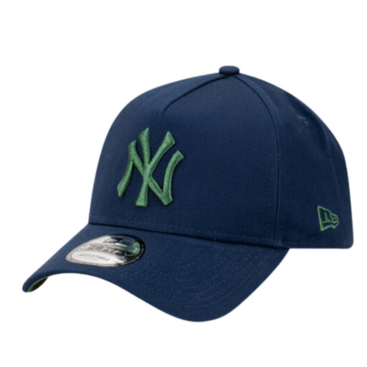 New Era New York Yankees 9FORTY A Frame Cap - Oceanside Blue/Rifle Green