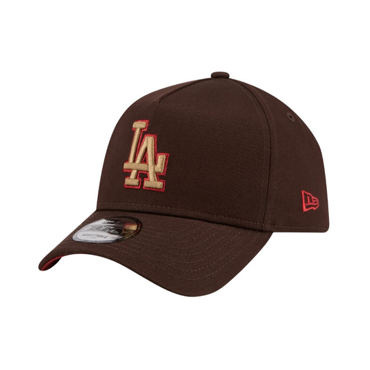 New Era Los Angeles Dodgers 9FORTY A Frame - Choc Cherry