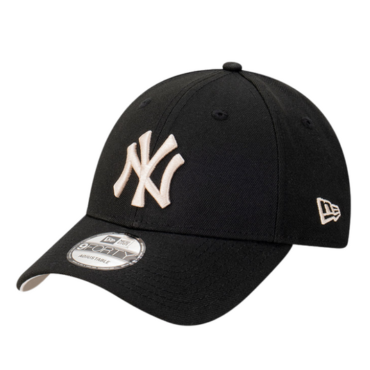 New Era New York Yankees 9FORTY Cap - Black/Stone