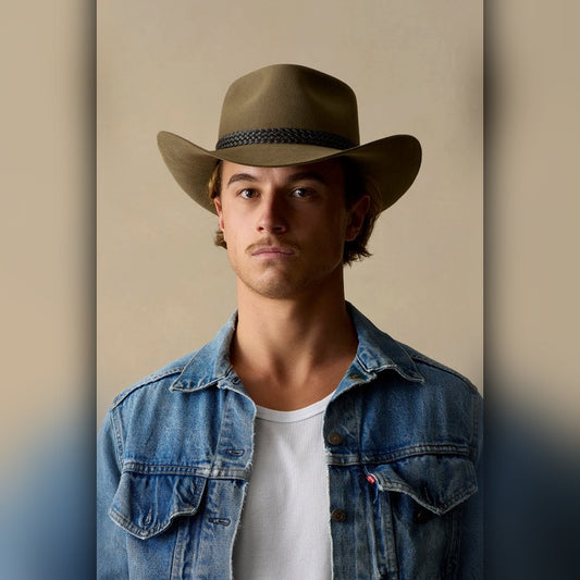 Akubra Snowy River Hat - Eucalpyt