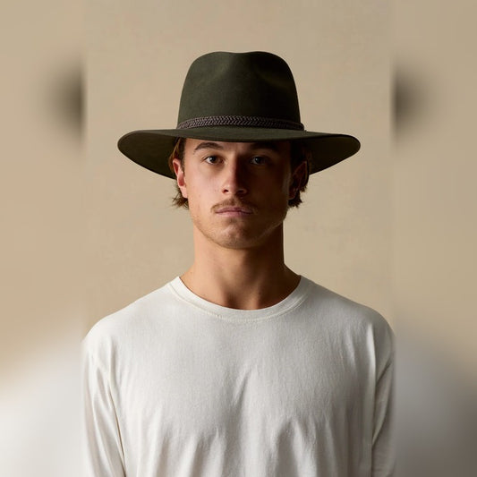 Akubra Tablelands Hat - Brown Olive