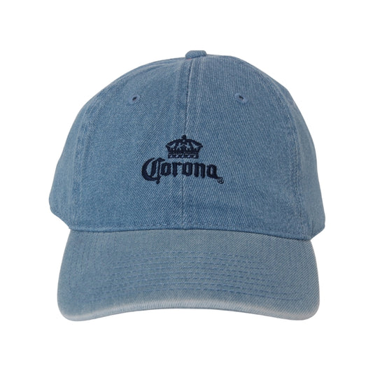 American Needle Corona Crown Logo Ball Park Cap - Denim