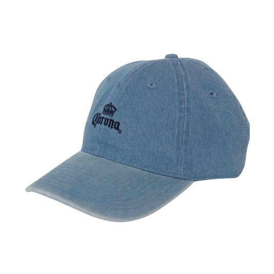 American Needle Corona Crown Logo Ball Park Cap - Denim