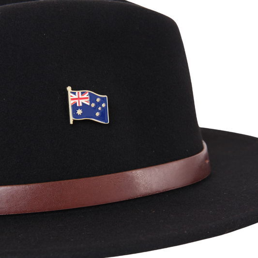 Australian Flag Hat Pin - Blue/Gold