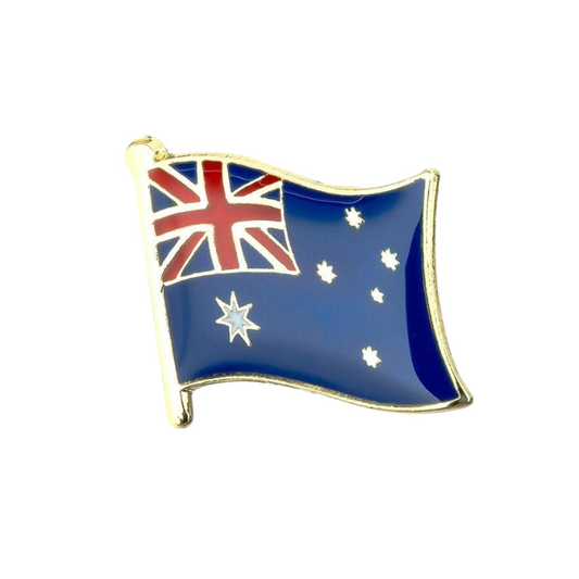 Australian Flag Hat Pin - Blue/Gold