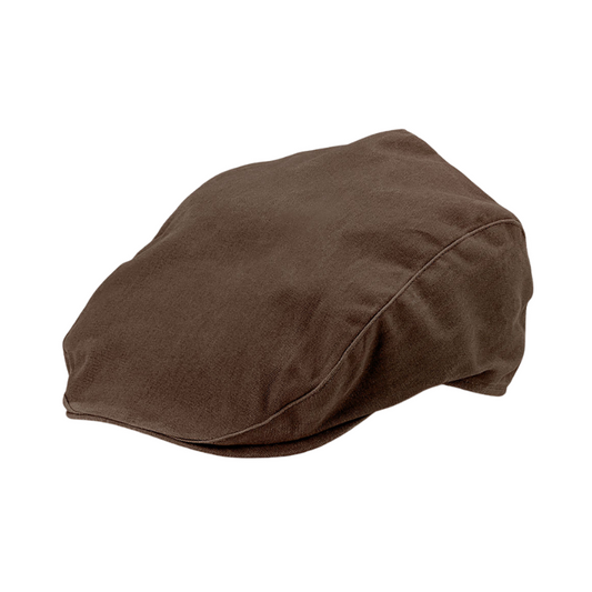 Avenel Archie Waxed Cotton Ivy Cap - Brown