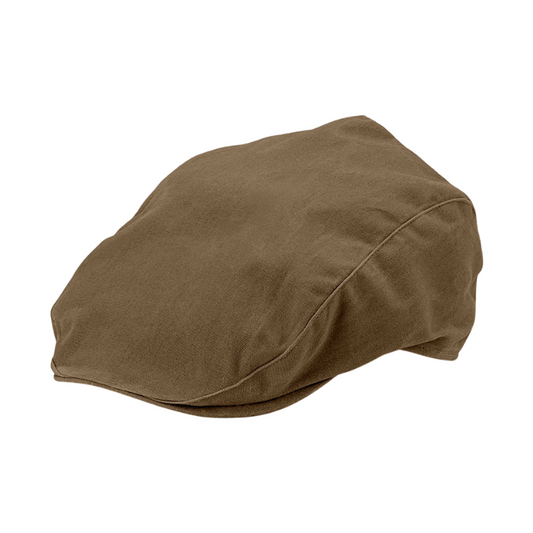 Avenel Archie Waxed Cotton Ivy Cap - Khaki