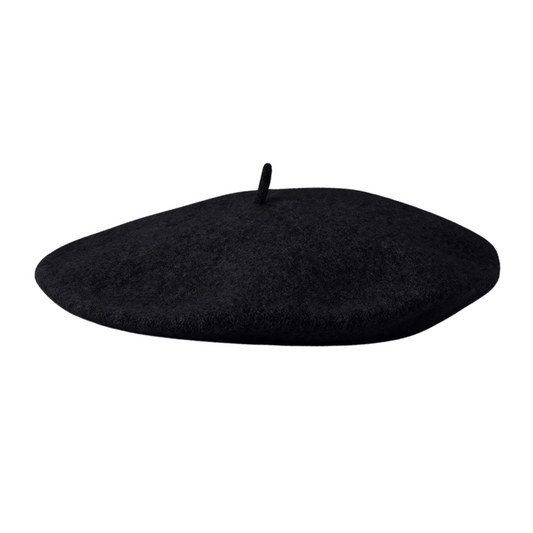 Avenel of Melbourne Wool Beret - Black