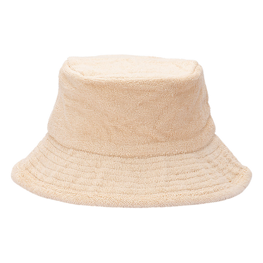 Avenel Knoxley Towelling Bucket Hat - Sand