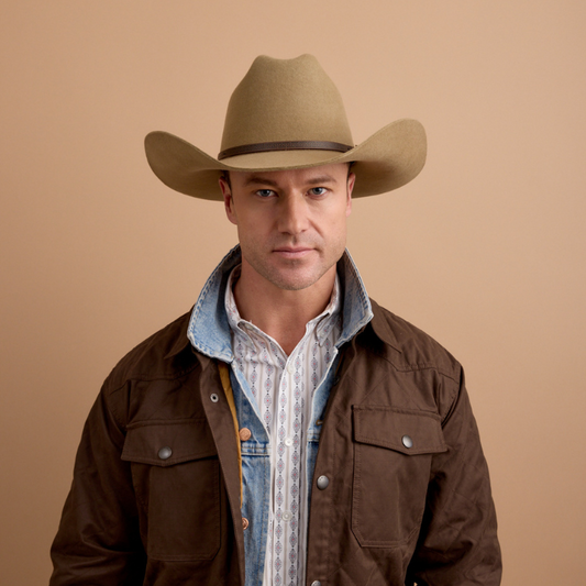 Avenel The Saddle Australian Wool Felt Western Hat - Bran