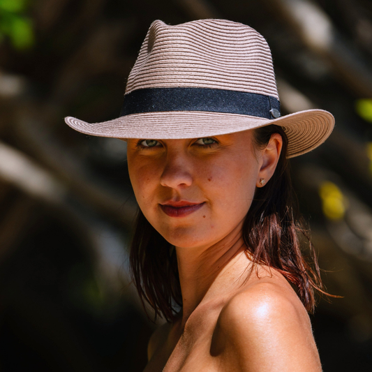 Before Dark Packable Unisex Fedora - Taupe