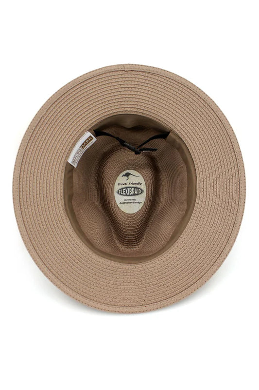 Before Dark Packable Unisex Fedora - Taupe