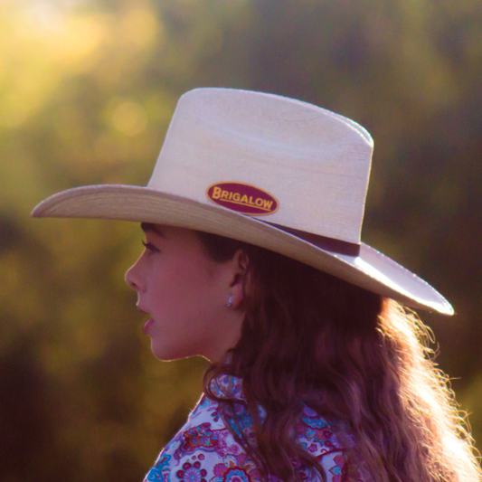 Brigalow Palm Leaf Untaped Hat - Natural