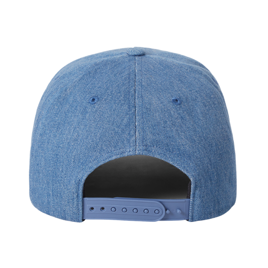 Brixton Crest C MP Snapback - Medium Rinse Denim