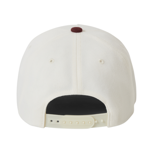 Brixton Crest C MP Snapback - Port/Off White