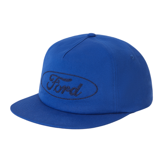 Brixton Ford Number One HP Snapback - Ford Blue