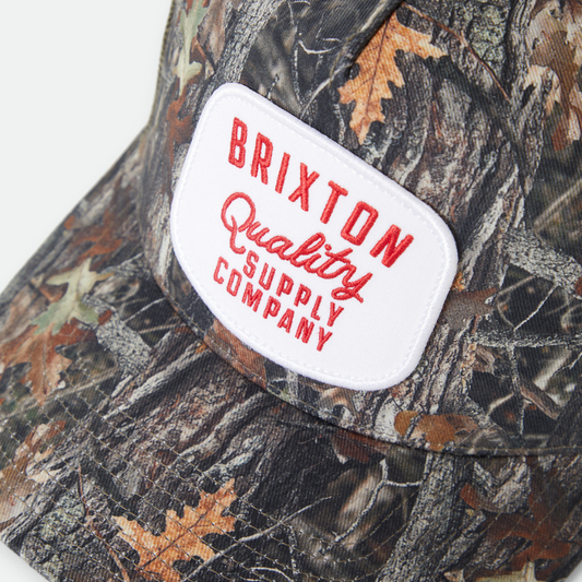 Brixton Hubal C MP Trucker Hat - Tree Camo/Olive