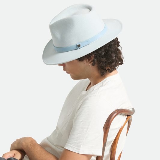 Brixton Messer Fedora - Blue Aruba