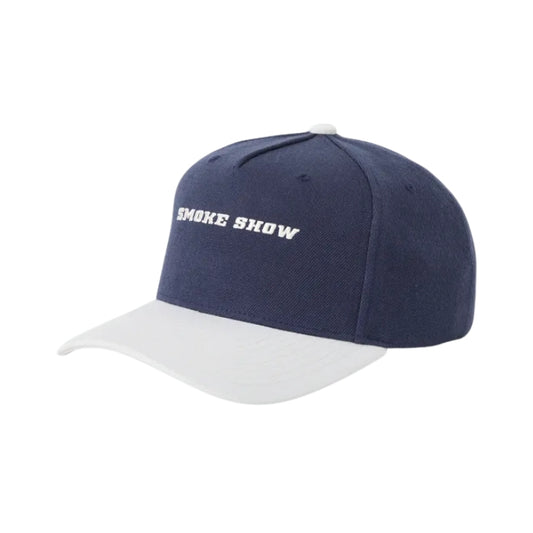Brixton Smoke Show Netplus Snapback - Washed Navy/Whitecap