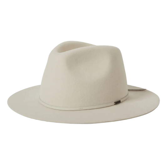 Brixton Wesley Fedora - Off White