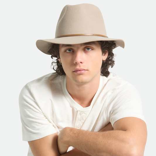 Brixton Wesley Fedora - Timeless Taupe