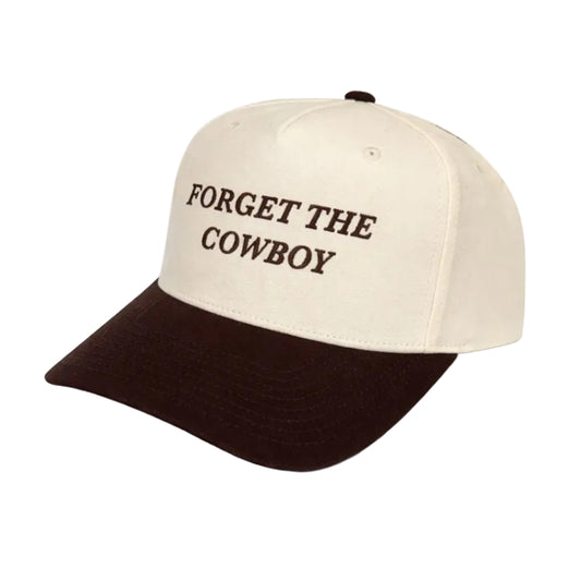 Brixton Forget The Cowboy NP MP Snapback - Chocolate/Off White