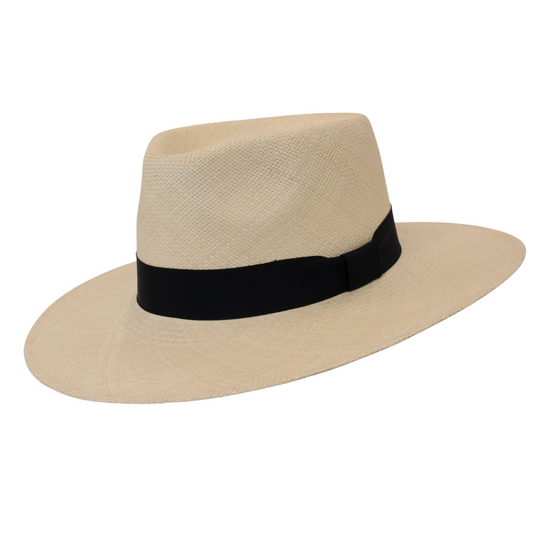Camilo Panama Country Natural Marine Band - Big Brim (Fine Grade)