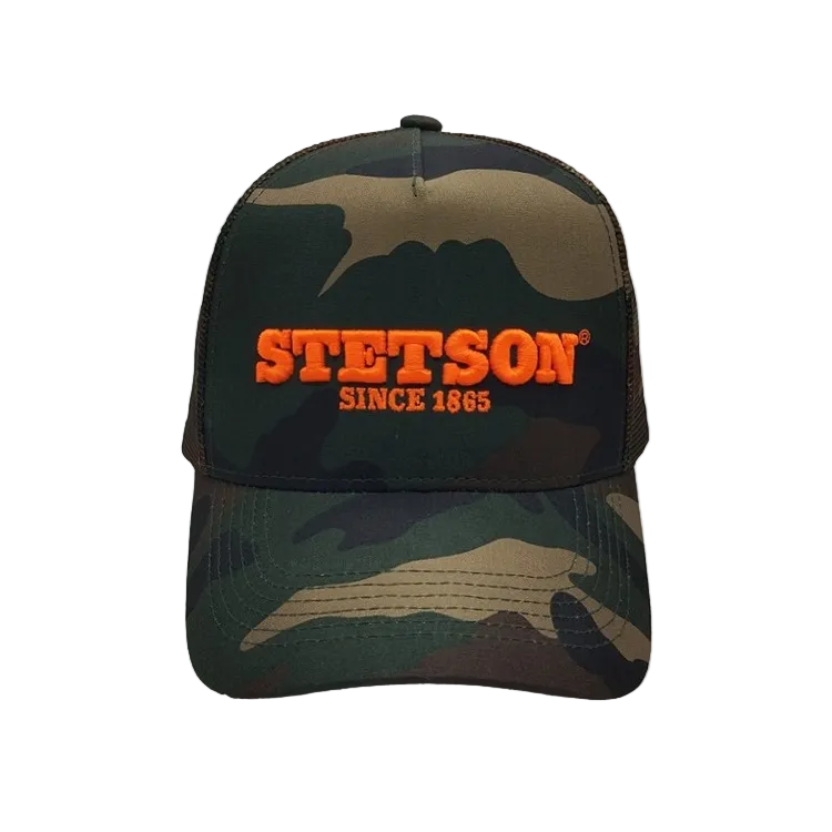 Stetson Camo Trucker Cap - front