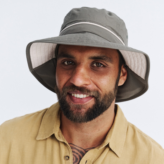 Cancer Council Sun Safe Adjustable Bucket - Khaki