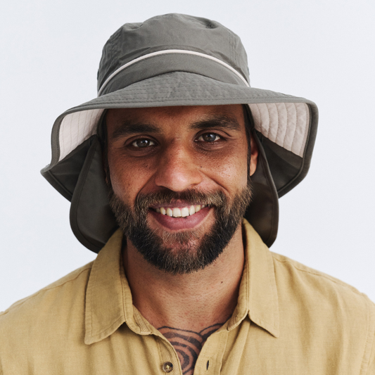 Cancer Council Sun Safe Adjustable Bucket - Khaki