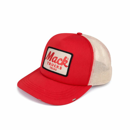 American Needle Mack Trucks Two Tone Orville Trucker - Red/Ivory