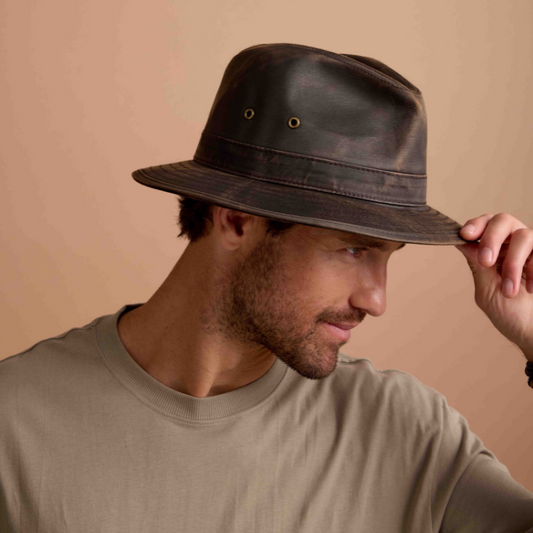 Avenel of Melbourne Sherwood Safari Short Brim - Brown