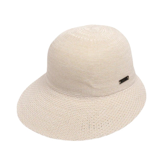 Evoke Annika Ponytail Cap - Ivory