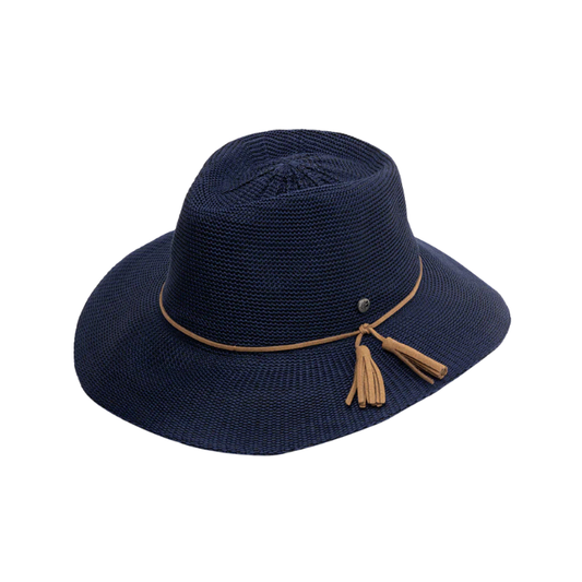 Evoke Caroline Fedora - Navy