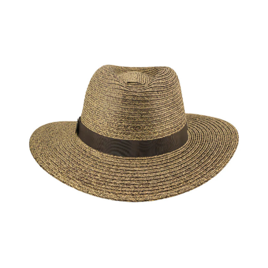 Evoke Flexibraid Phoenix Unisex Fedora - Chocolate