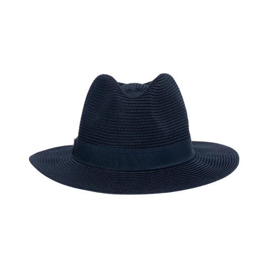 Evoke Flexibraid Phoenix Unisex Fedora - Navy/Black