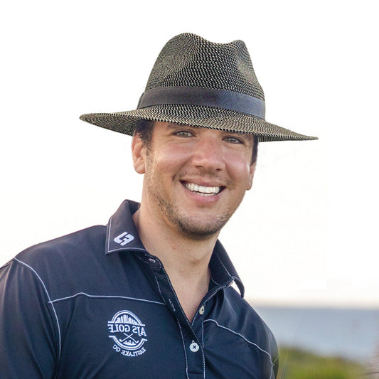 Evoke Flexibraid Phoenix Unisex Fedora - Black Combo