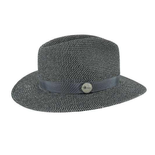 Evoke Flexibraid Phoenix Unisex Fedora - Black Combo