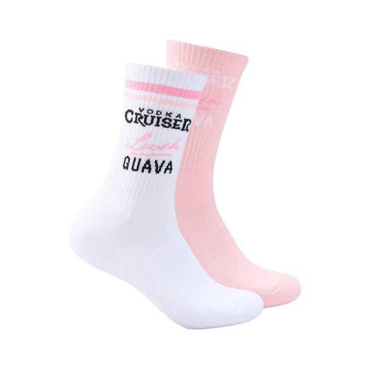 Footies Vodka Cruiser Lush Guava Sneaker Sock 2 Pack