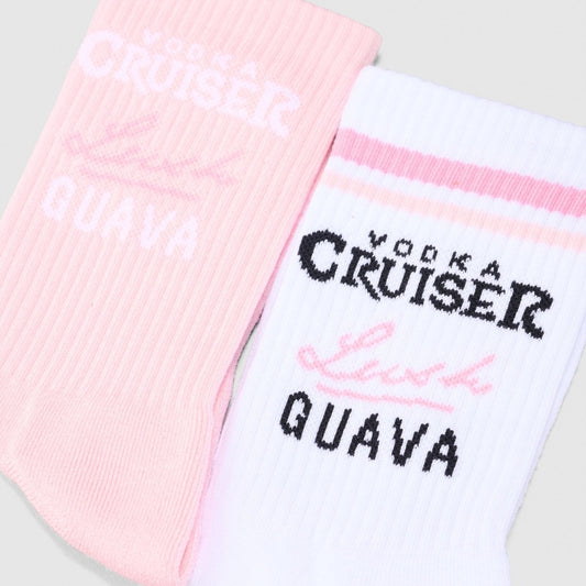 Footies Vodka Cruiser Lush Guava Sneaker Sock 2 Pack