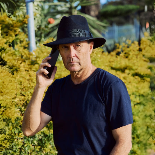 GC Hats Indy Felt Fedora - Black