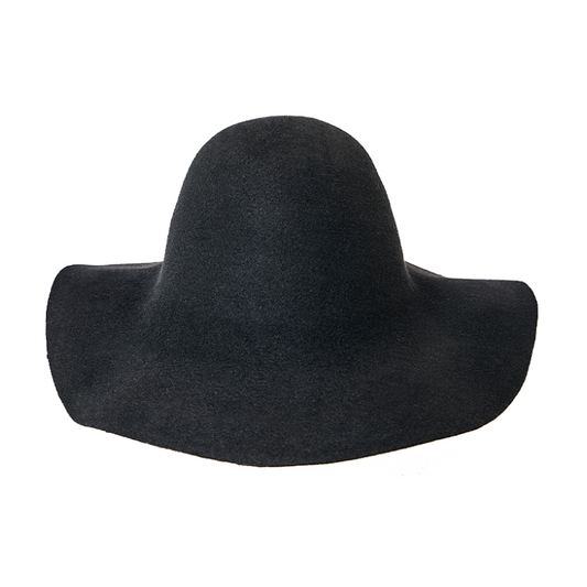GC Hats Hillbilly Nomad Wool Felt Hood Hat - Black