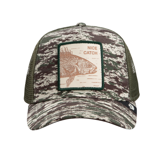Goorin Camo Engraved Bass Trucker - Camouflage