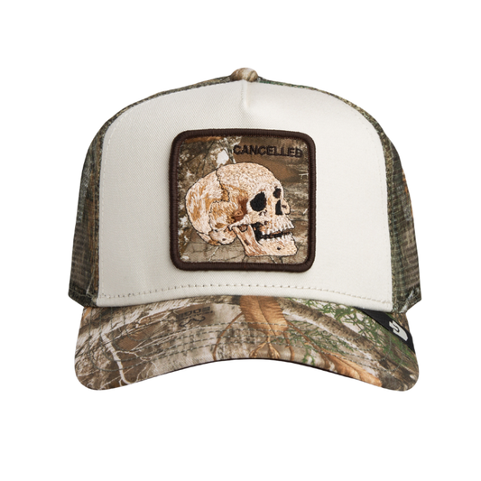 Goorin Cancelled Skull Trucker - Camouflage